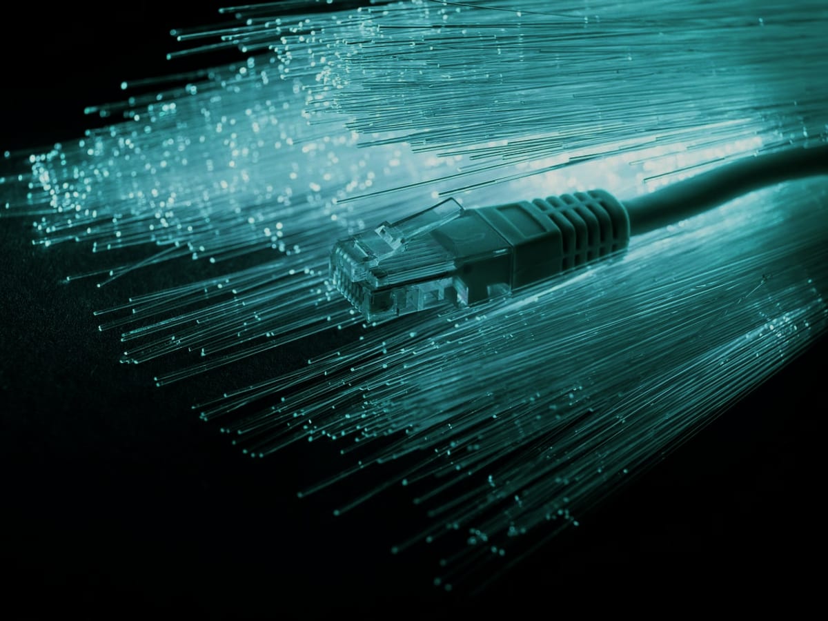 Structured cabling being terminated into a patch panel